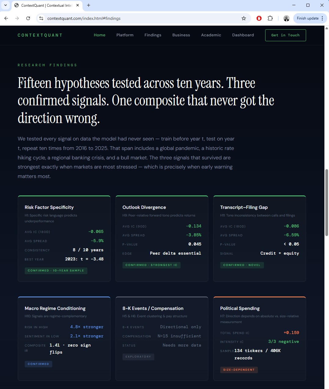 ContextQuant screenshot