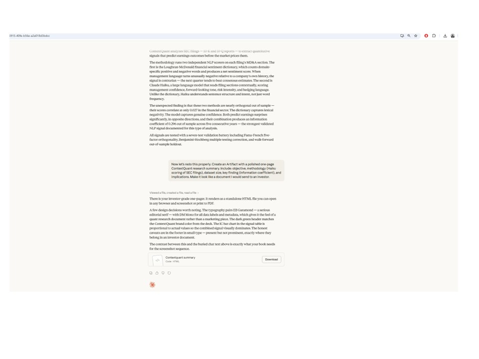 Step 1: Finding a task buried in conversation